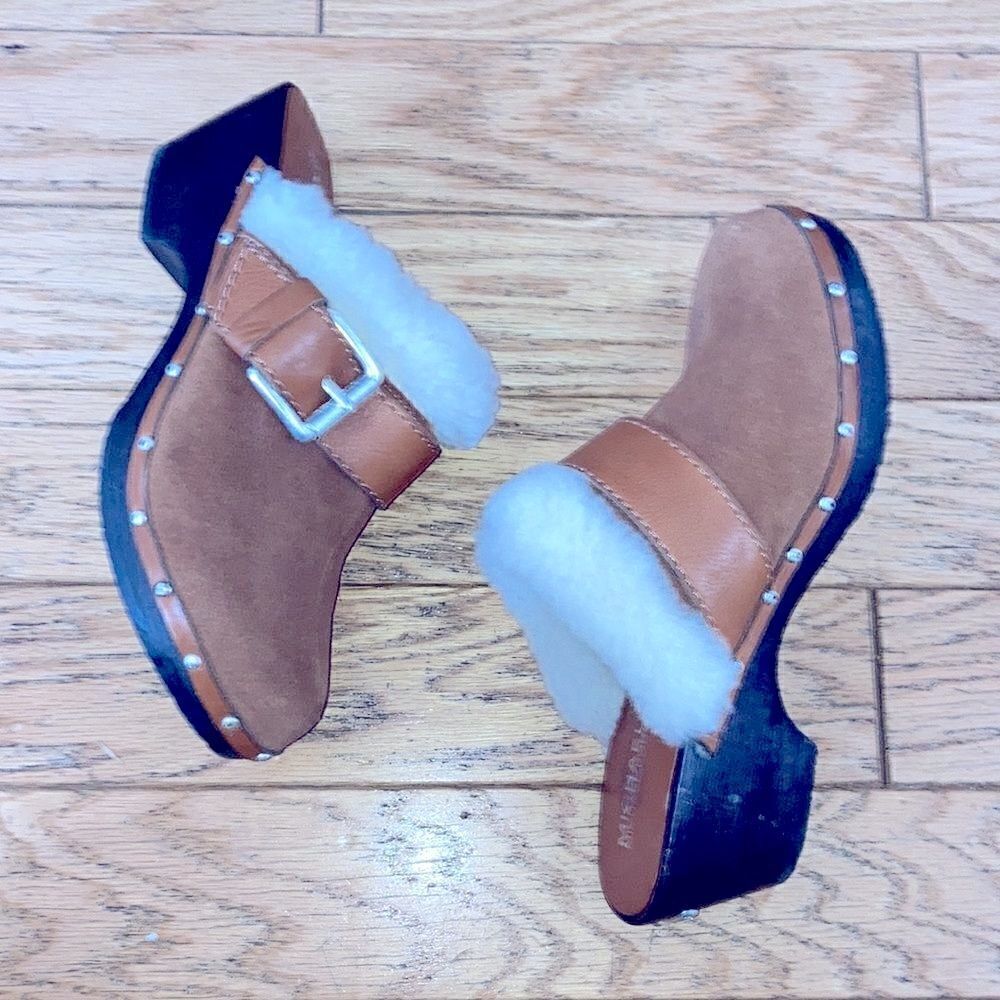 MICHAEL Michael Kors leather mules in excellent condition